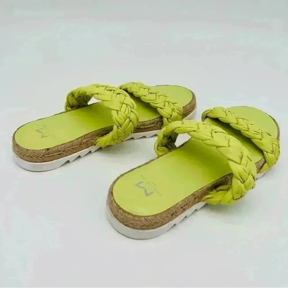 Marc Fisher | Jaimee Slides | Espadrille | Citron | Size 7.5 - Picture 4 of 10